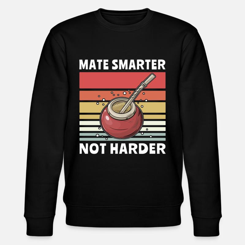 Mate Tee Teetrinker - Stanley/Stella Unisex Bio-Sweatshirt CHANGER  - Schwarz