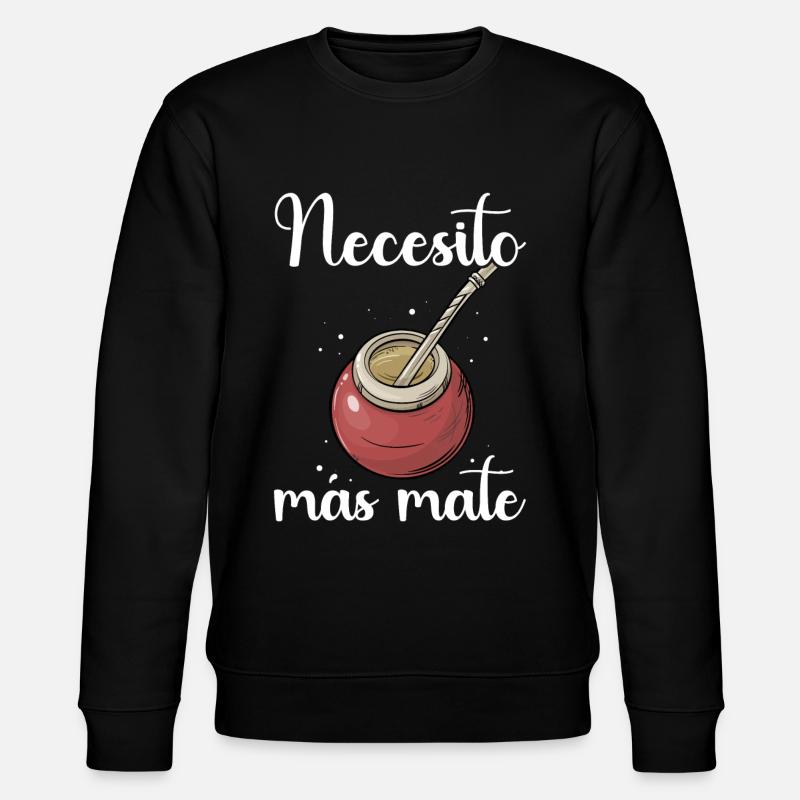 Mate Tee Yerba - Stanley/Stella Unisex Bio-Sweatshirt CHANGER  - Schwarz