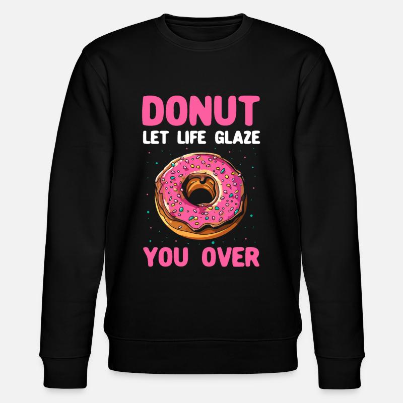 Doughnut Lover Donuts - Stanley/Stella Unisex Bio-Sweatshirt CHANGER  - Schwarz