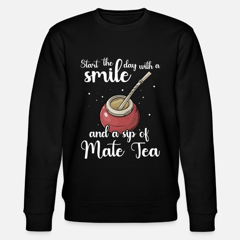 Mate Tee Bombilla - Stanley/Stella Unisex Bio-Sweatshirt CHANGER - Schwarz