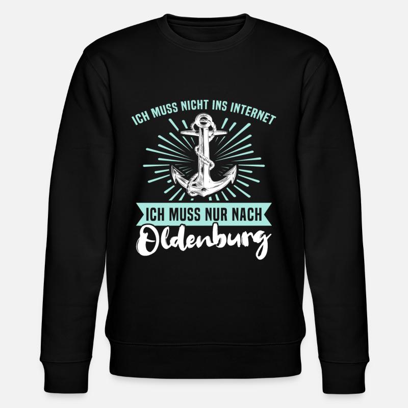 Oldenburg - Stanley/Stella Unisex Bio-Sweatshirt CHANGER  - Schwarz