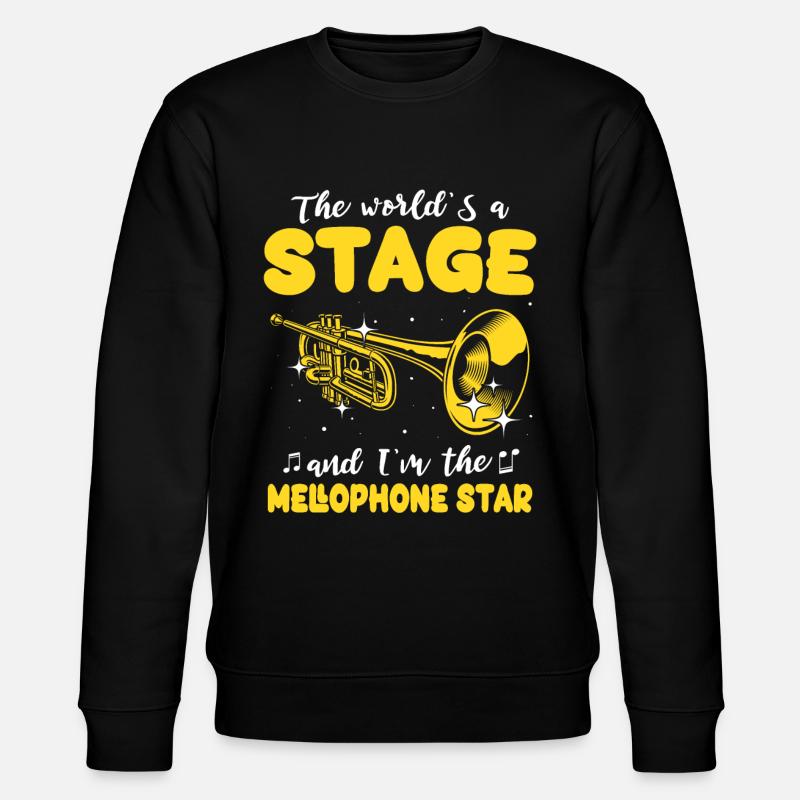Mellophone - Sweat bio CHANGER Stanley/Stella Unisexe - noir