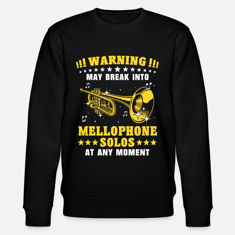 Mellophon - Stanley/Stella Unisex Bio-Sweatshirt CHANGER - Schwarz