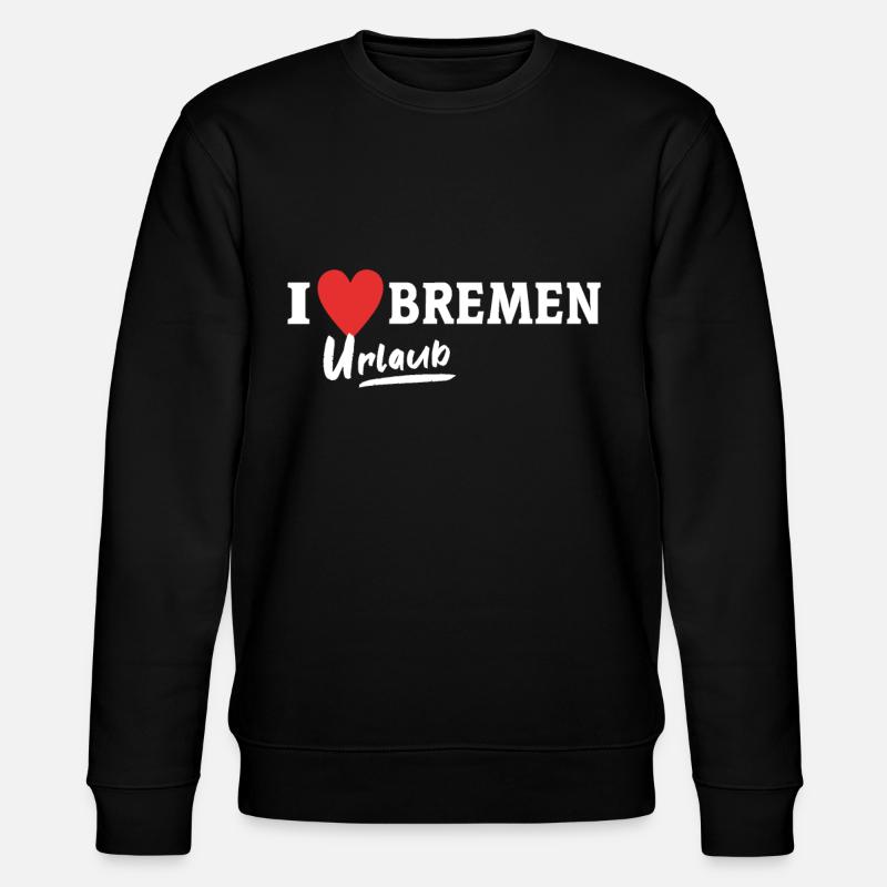 J’aime Brême Chère Brême - Sweat bio CHANGER Stanley/Stella Unisexe - noir