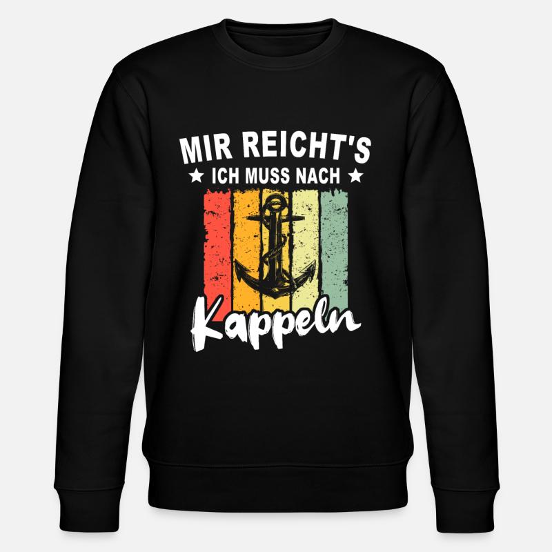 Kappeln Sprüche - Stanley/Stella Unisex Bio-Sweatshirt CHANGER - Schwarz