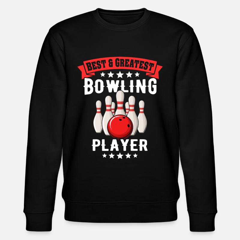 Bowler Bowling - Stanley/Stella Unisex Bio-Sweatshirt CHANGER  - Schwarz