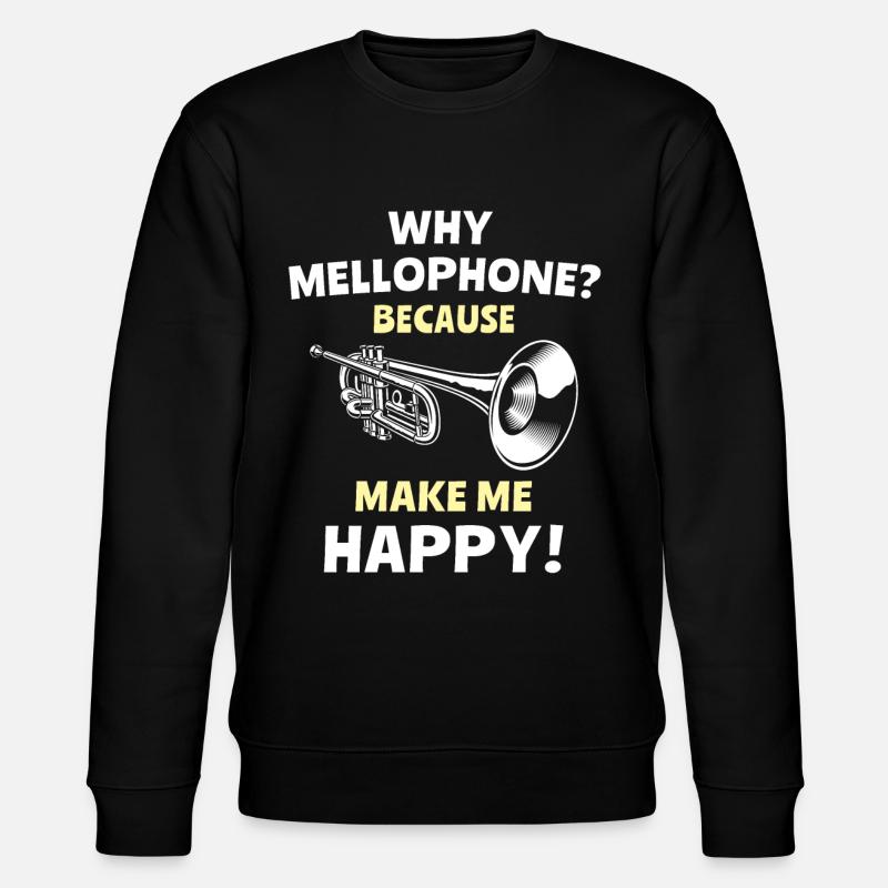 Mellophonist - Stanley/Stella Unisex Bio-Sweatshirt CHANGER  - Schwarz