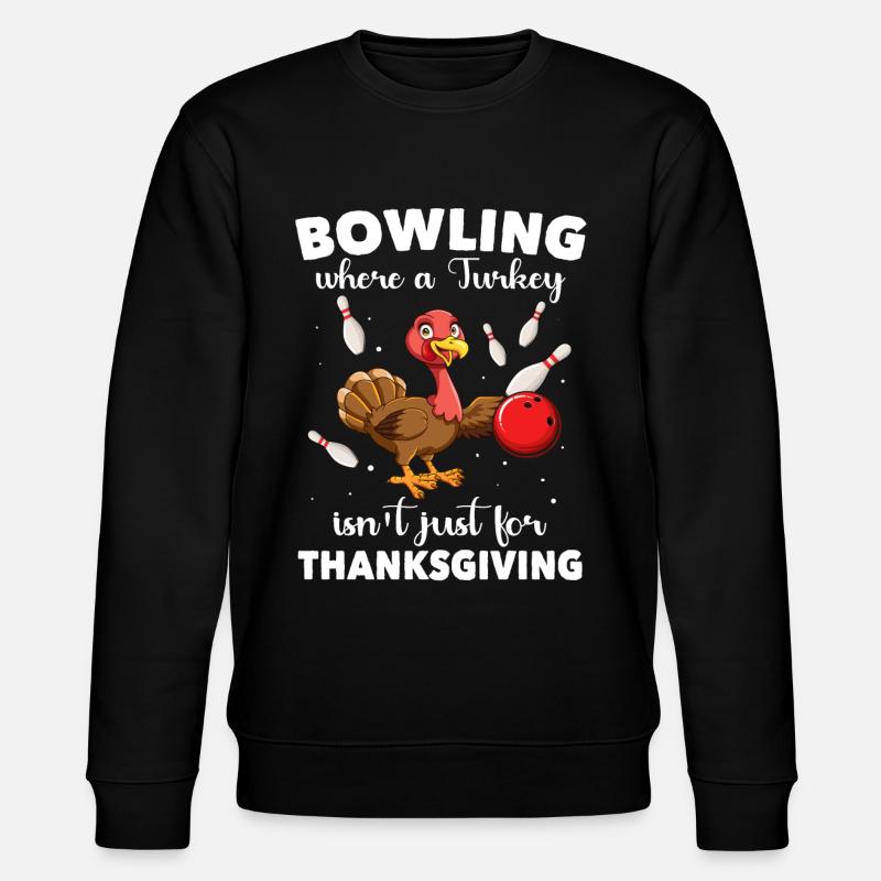 Bowler Turquie Bowling - Sweat bio CHANGER Stanley/Stella Unisexe - noir
