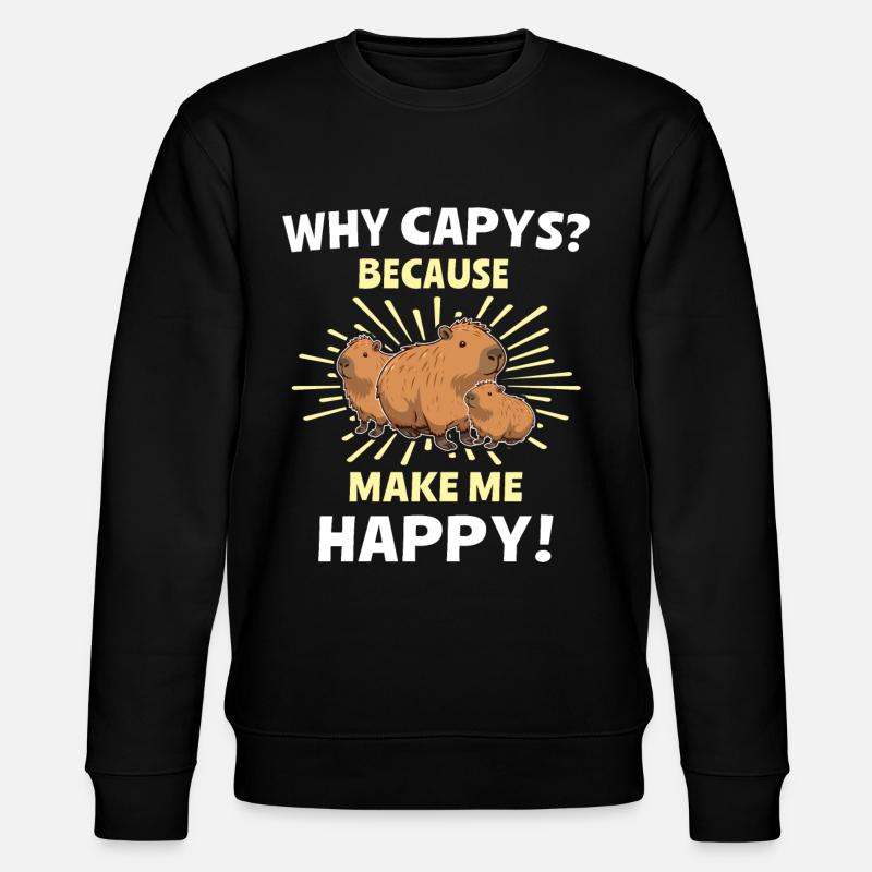 Capybara - Sweat bio CHANGER Stanley/Stella Unisexe - noir