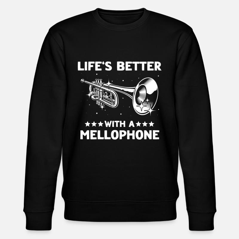 Mellophon - Stanley/Stella Unisex Bio-Sweatshirt CHANGER - Schwarz