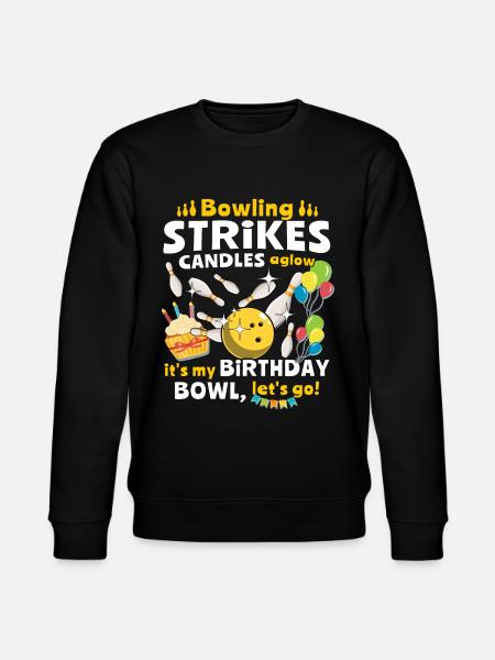 Bowling, Bowler d’anniversaire - Sweat bio CHANGER Stanley/Stella Unisexe - noir
