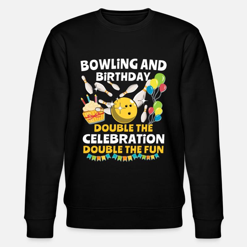 Anniversaire de bowling - Sweat bio CHANGER Stanley/Stella Unisexe - noir