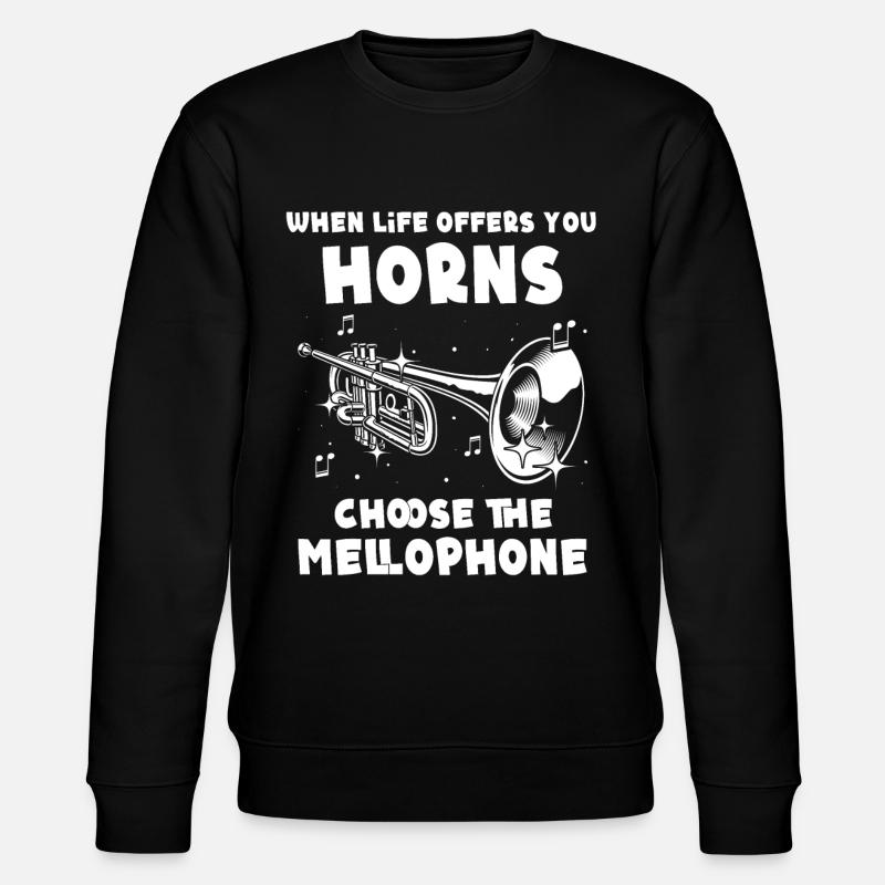 Mellophonist - Stanley/Stella Unisex Bio-Sweatshirt CHANGER  - Schwarz