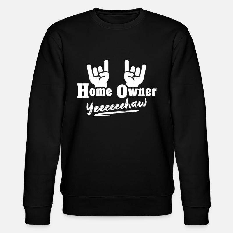 Hausbesitzer - Stanley/Stella Unisex Bio-Sweatshirt CHANGER  - Schwarz