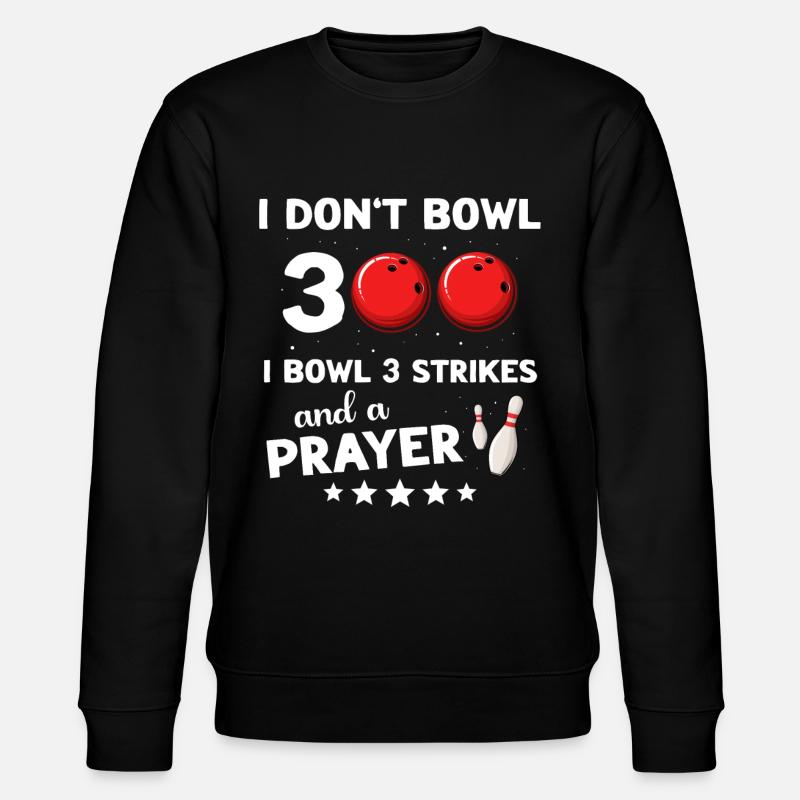 Bowling 300 Bowler - Stanley/Stella Unisex Bio-Sweatshirt CHANGER  - Schwarz