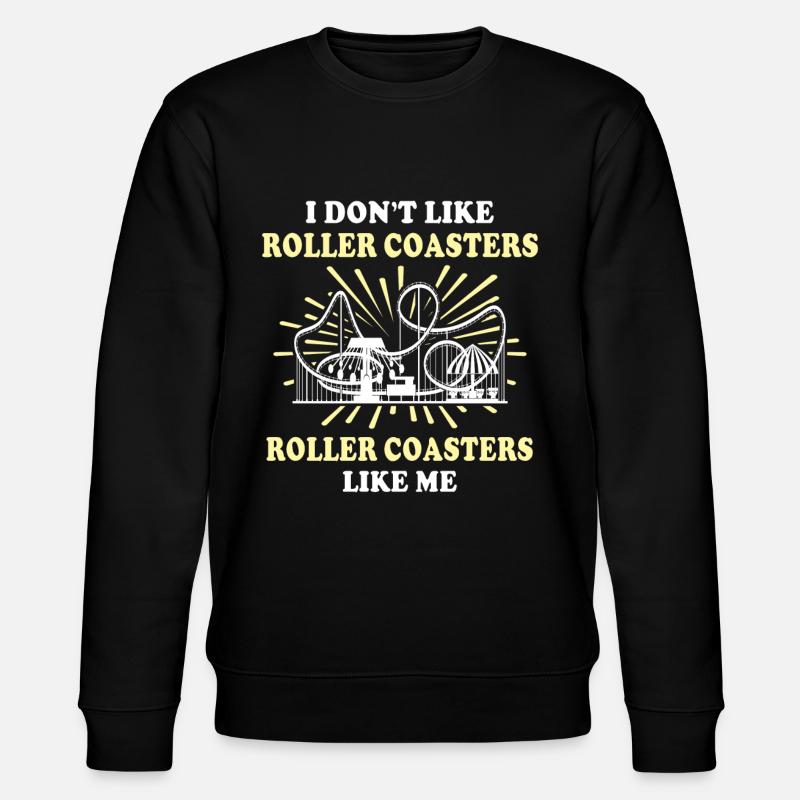 Achterbahn Roller Coaster - Stanley/Stella Unisex Bio-Sweatshirt CHANGER  - Schwarz