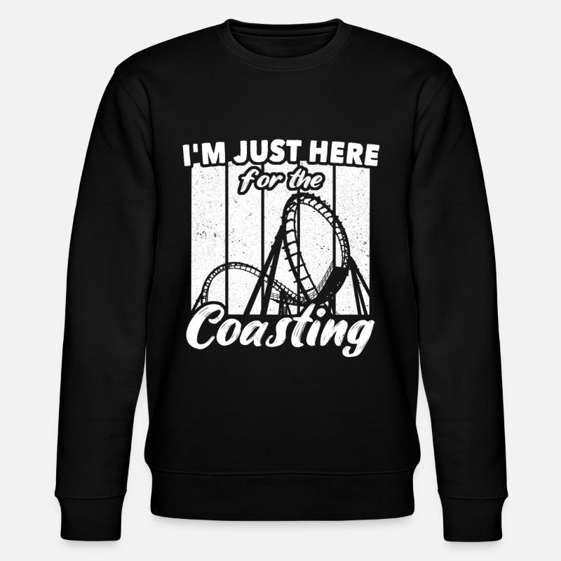 Roller coaster - Stanley/Stella CHANGER Unisex Organic Sweatshirt - black