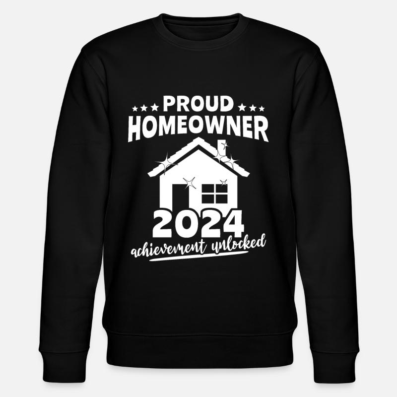 Propriétaire d’une maison neuve - Sweat bio CHANGER Stanley/Stella Unisexe - noir