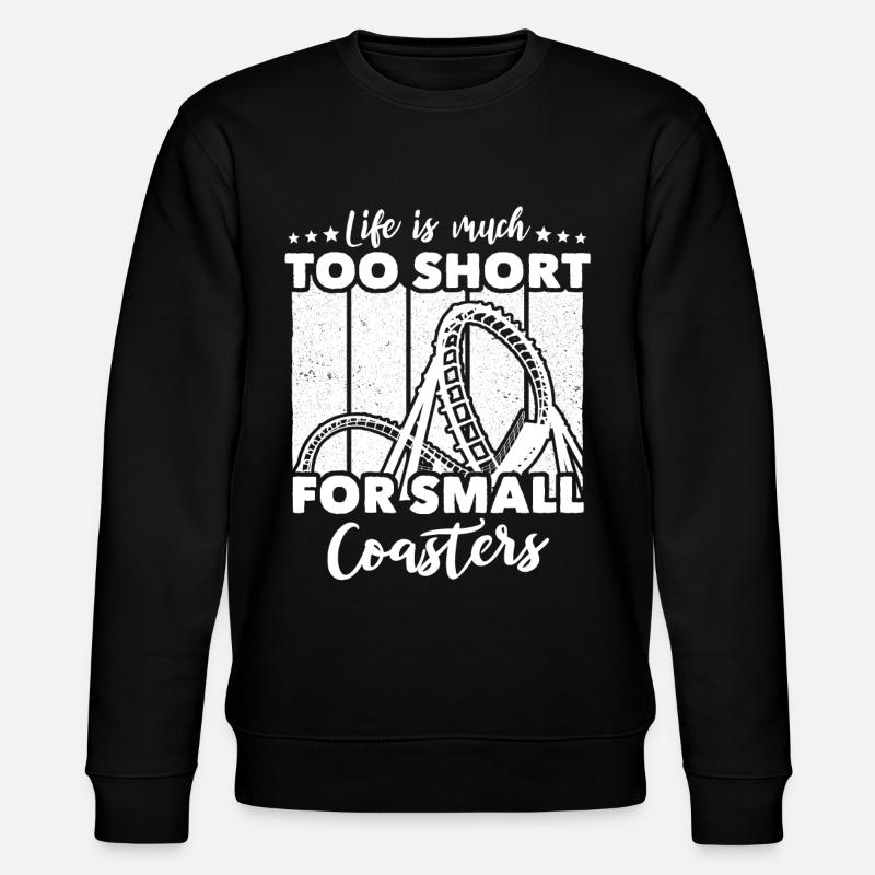 Roller Coaster - Stanley/Stella CHANGER Unisex Organic Sweatshirt - black