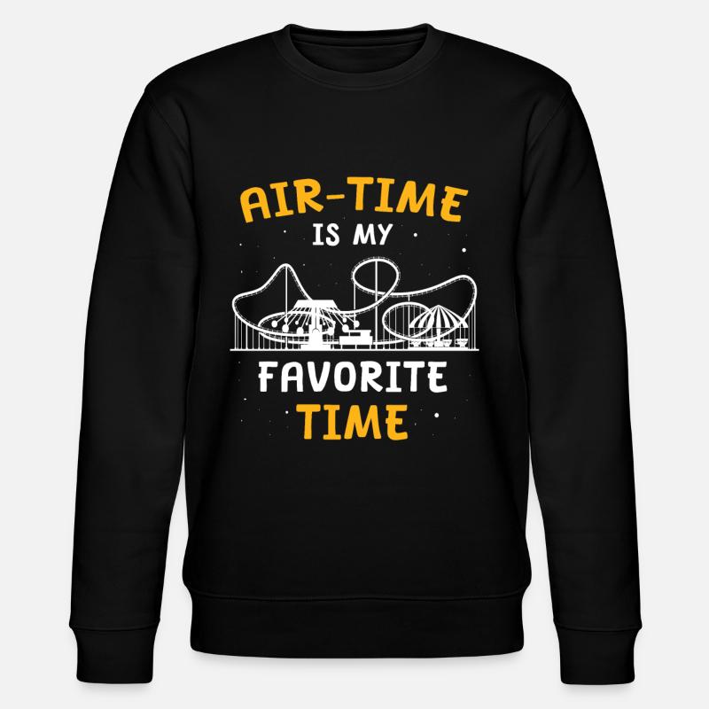 Achterbahn Roller Coaster - Stanley/Stella CHANGER Unisex Organic Sweatshirt - black