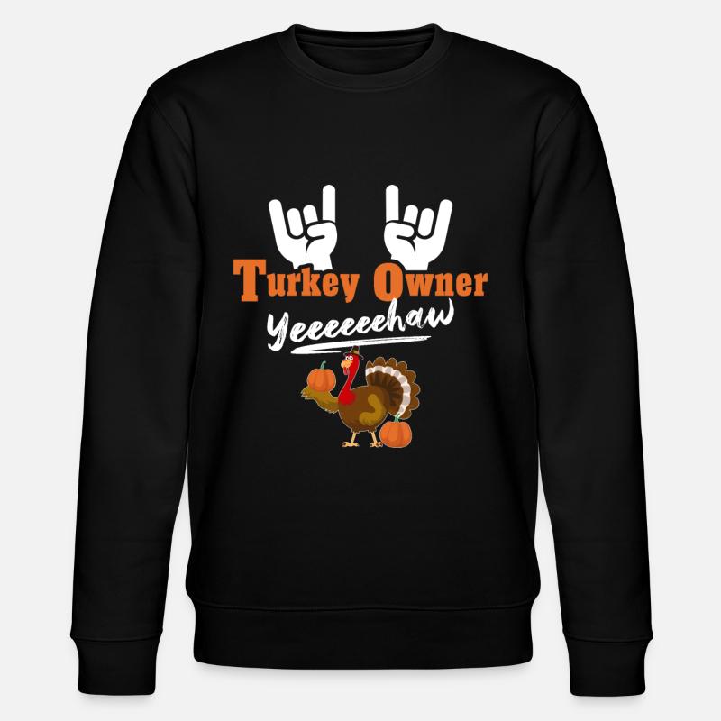 Truthahn Turkey - Stanley/Stella Unisex Bio-Sweatshirt CHANGER  - Schwarz
