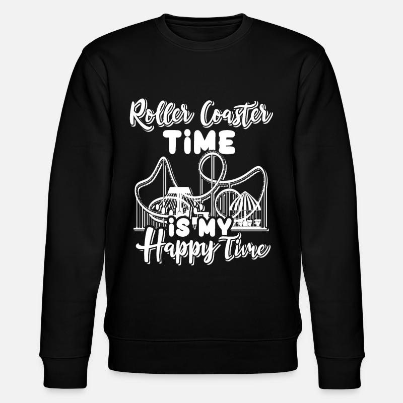 Achterbahn Roller Coaster - Stanley/Stella CHANGER Unisex Organic Sweatshirt - black