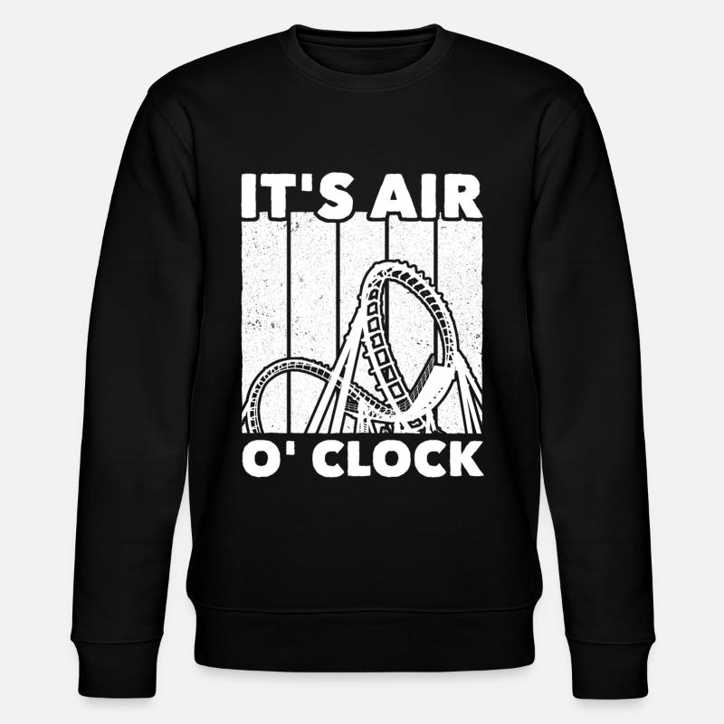 Achterbahn Roller Coaster - Stanley/Stella Unisex Bio-Sweatshirt CHANGER  - Schwarz