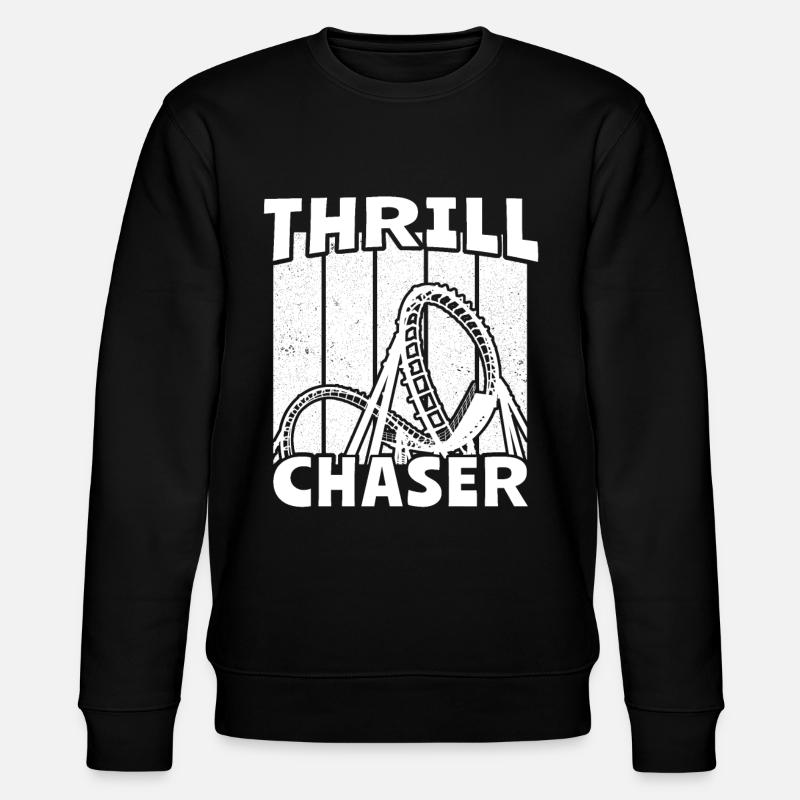 Achterbahn Achterbahnfahrer - Stanley/Stella Unisex Bio-Sweatshirt CHANGER  - Schwarz