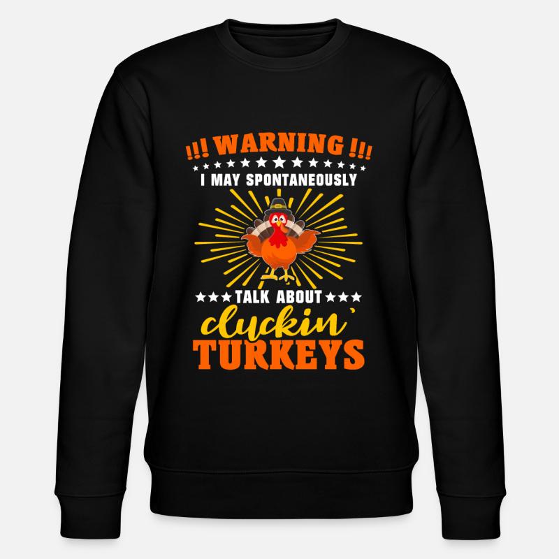 Truthahn - Stanley/Stella Unisex Bio-Sweatshirt CHANGER  - Schwarz