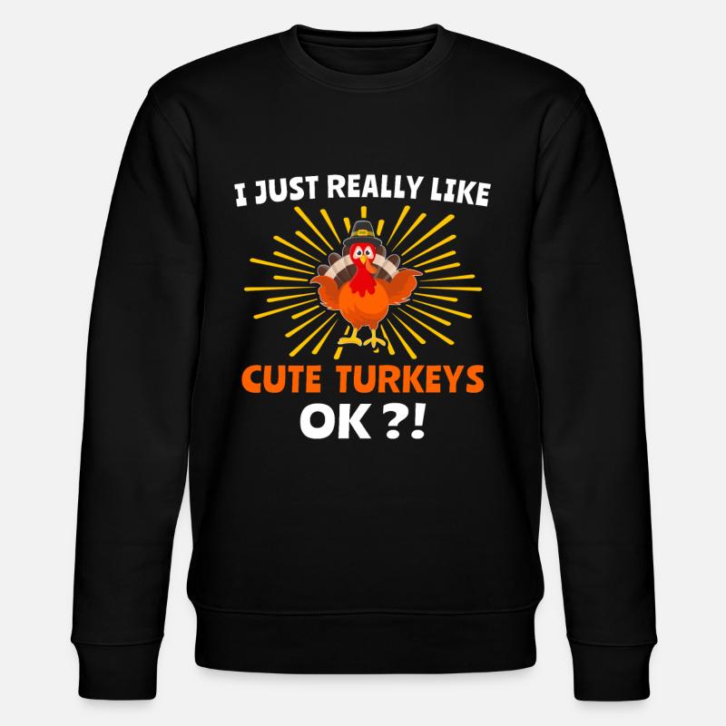 Turkey - Stanley/Stella Unisex Bio-Sweatshirt CHANGER  - Schwarz