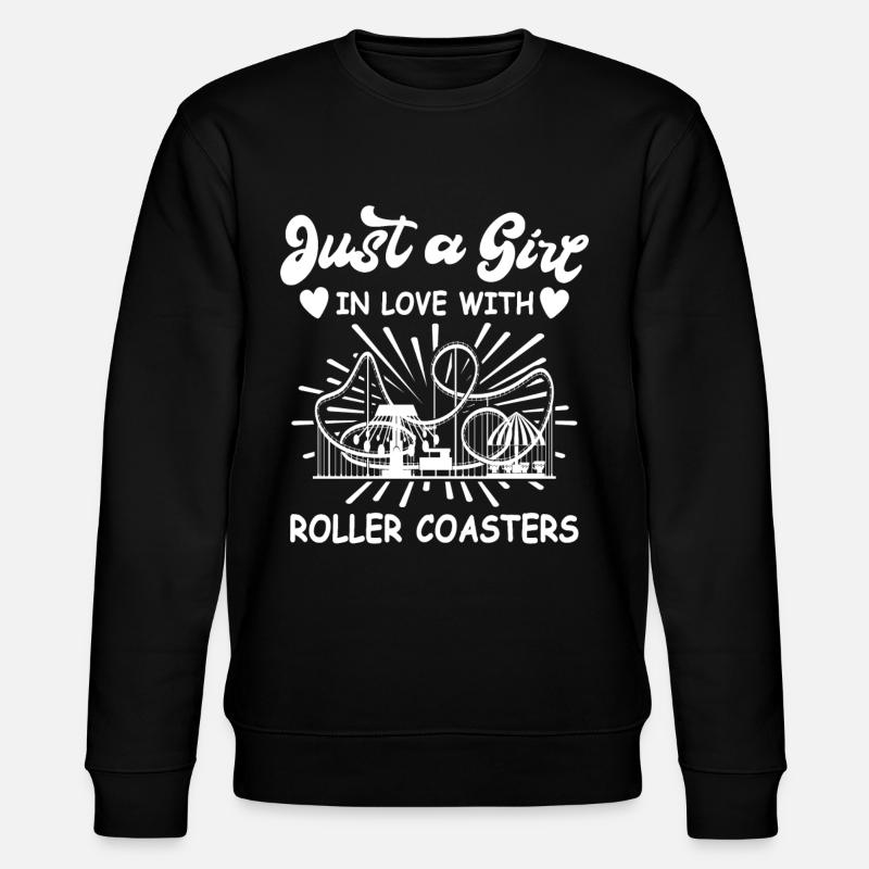 Roller coaster - Stanley/Stella CHANGER Unisex Organic Sweatshirt - black