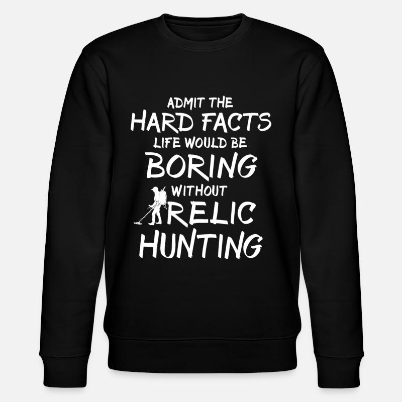 Treasure Hunter Relic Hunter - Stanley/Stella CHANGER Unisex Organic Sweatshirt - black