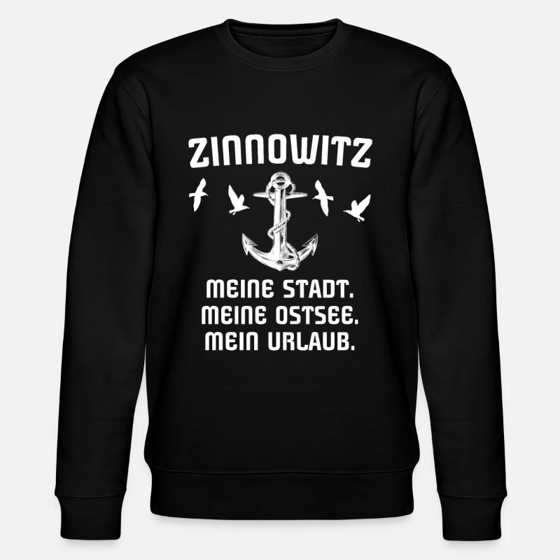 Zinnowitz - Stanley/Stella Unisex Bio-Sweatshirt CHANGER  - Schwarz