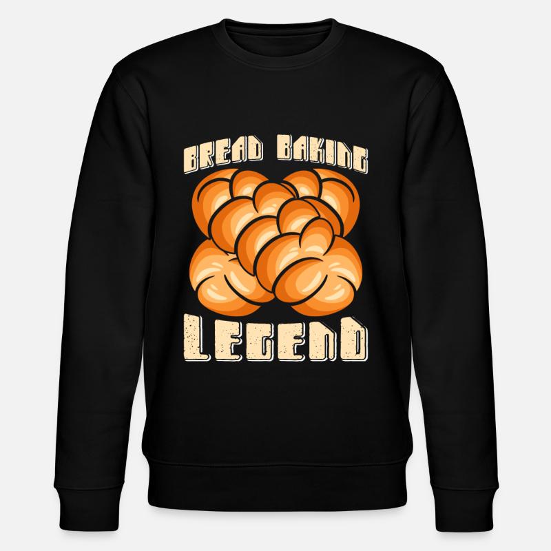 Brotbäcker Bread Baking Legend Brotbacken - Stanley/Stella Unisex Bio-Sweatshirt CHANGER - Schwarz