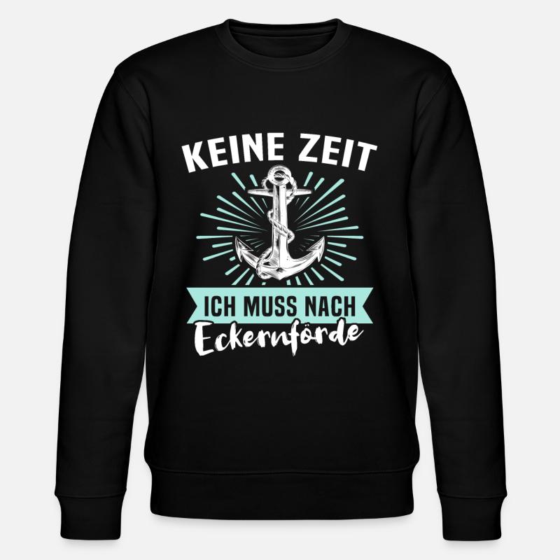 Eckernförde Eckernförder - Stanley/Stella Unisex Bio-Sweatshirt CHANGER  - Schwarz