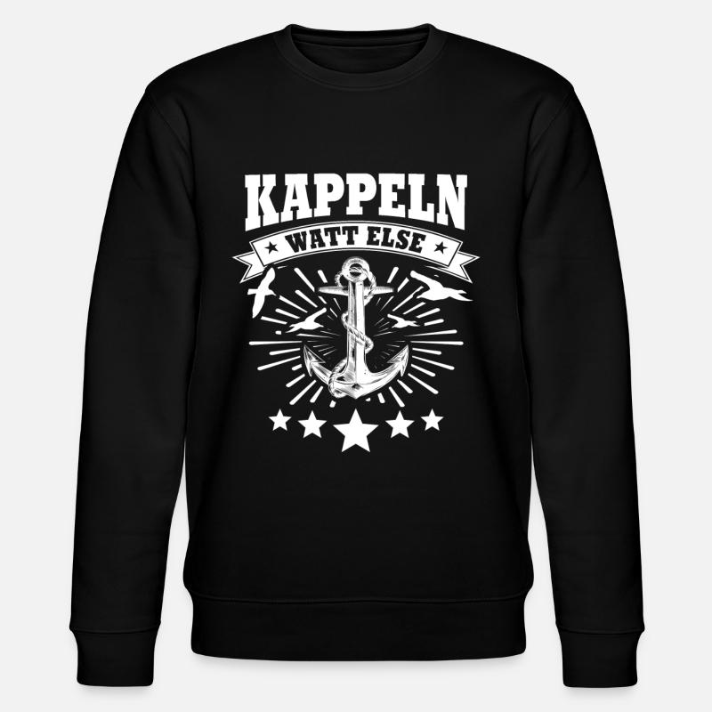 Kappeln Kappelner - Stanley/Stella Unisex Bio-Sweatshirt CHANGER  - Schwarz
