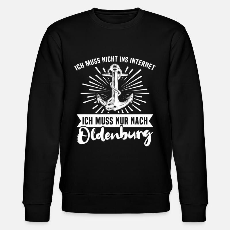 Oldenburg - Stanley/Stella Unisex Bio-Sweatshirt CHANGER  - Schwarz