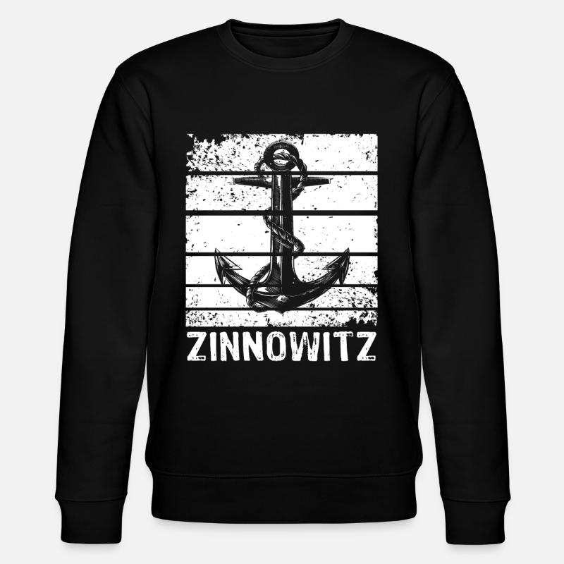 Zinnowitz - Stanley/Stella Unisex Bio-Sweatshirt CHANGER  - Schwarz