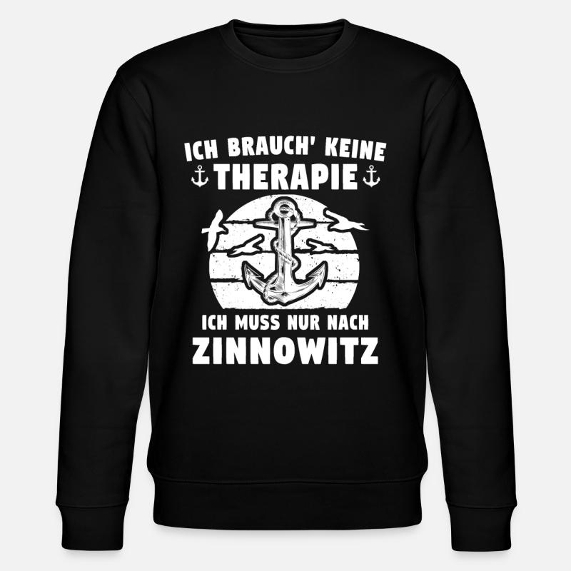 Zinnowitz Sprüche - Stanley/Stella Unisex Bio-Sweatshirt CHANGER - Schwarz
