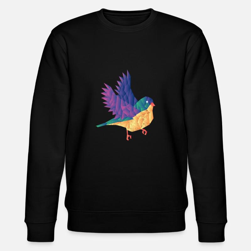Vögel Vogelbeobachter Frühling Vogel - Stanley/Stella Unisex Bio-Sweatshirt CHANGER  - Schwarz