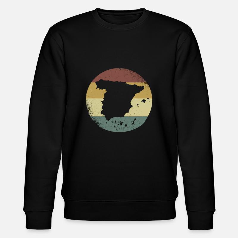 Spanien Spanisch Geschenkidee Spanier - Stanley/Stella Unisex Bio-Sweatshirt CHANGER  - Schwarz