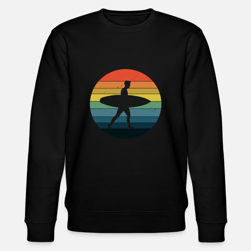 Surf surf - Sweat bio CHANGER Stanley/Stella Unisexe - noir