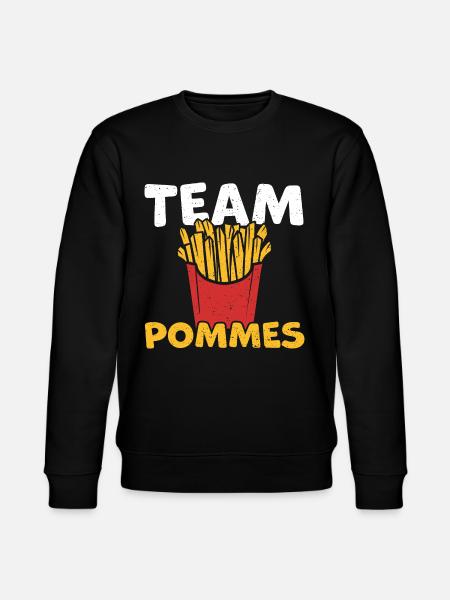 Frites d'équipe - Sweat bio CHANGER Stanley/Stella Unisexe - noir