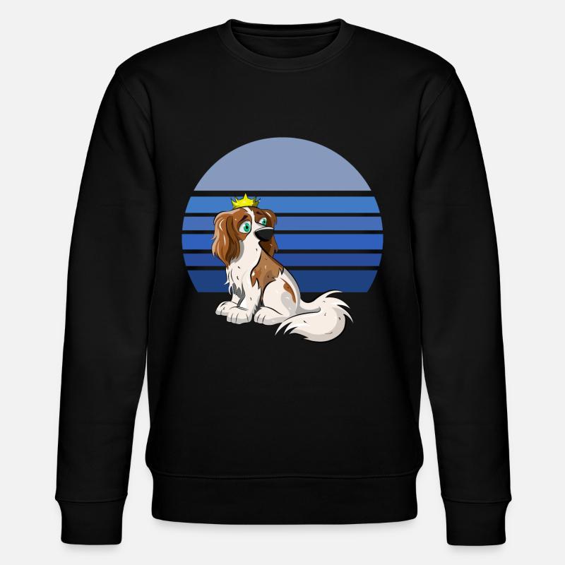 Cavalier Retro Blue - Stanley/Stella CHANGER Unisex Organic Sweatshirt - black