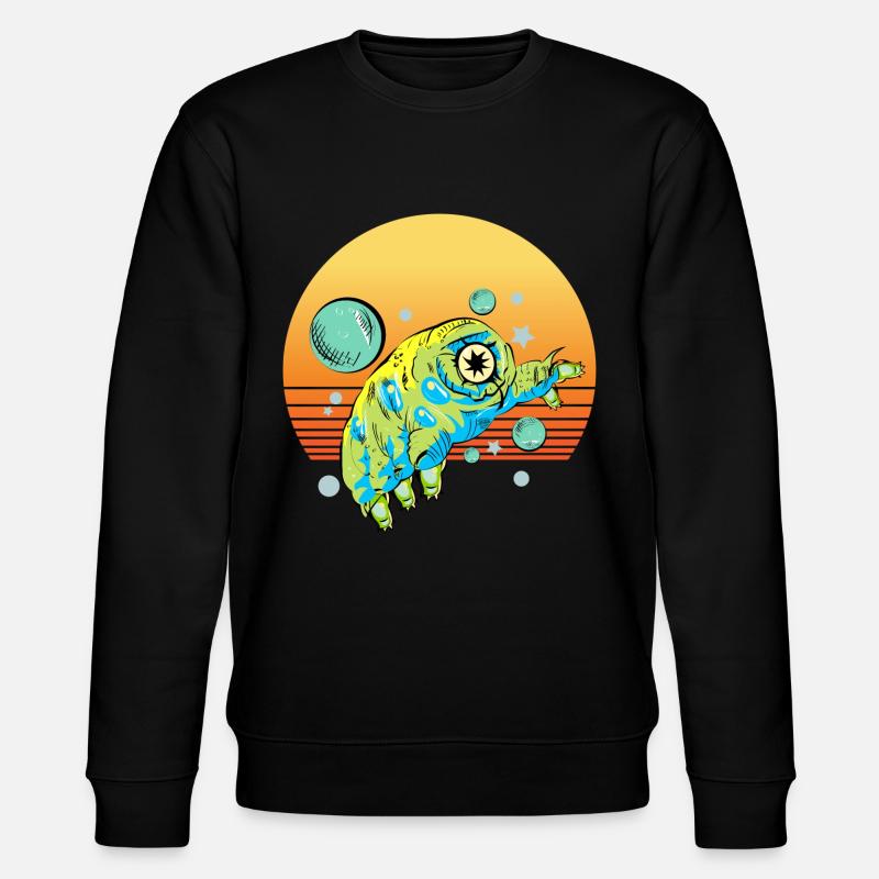Tardigrade Retro - Stanley/Stella CHANGER Unisex Organic Sweatshirt - black