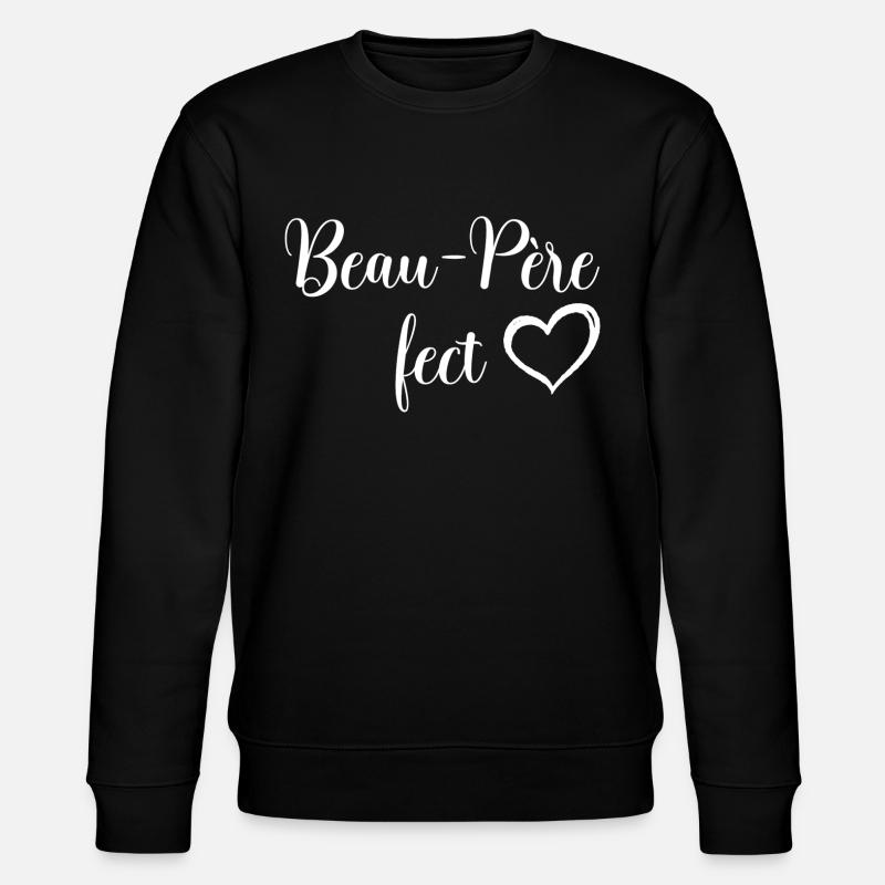 Beau papa Beau-père fect - Sweat bio CHANGER Stanley/Stella Unisexe - noir