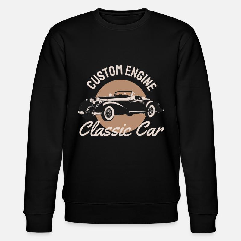 Klassiches Auto - Stanley/Stella Unisex Bio-Sweatshirt CHANGER  - Schwarz