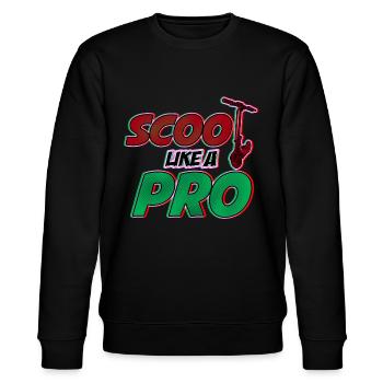 Scoot comme un Pro! Cadeau cool pour les scooters cascadeurs - Sweat bio CHANGER Stanley/Stella Unisexe - noir - Devant - Nik (191cm) & Marisol (170cm)
