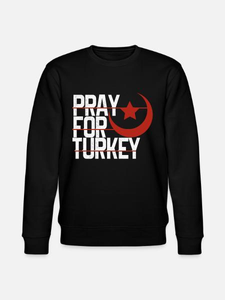 Turkey earthquake - Stanley/Stella CHANGER Unisex Organic Sweatshirt - black