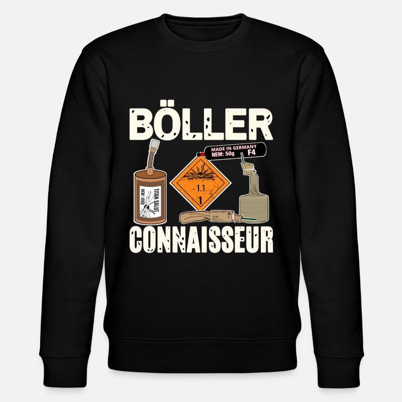 Böller Experte - Stanley/Stella Unisex Bio-Sweatshirt CHANGER - Schwarz